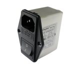 帶雙保險絲和開關的插座式濾波器